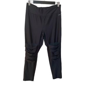 Jockey Black Modern Weave Leggings X-Large